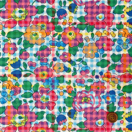 リバティプリント タナローン生地 2026春夏 Betsy Check 61039-26BU