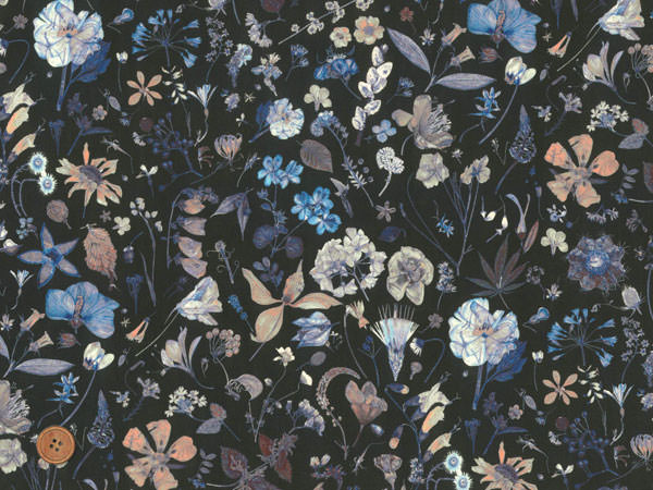 リバティプリント タナローン生地 国産定番柄 Floral Eve 3189-Yの商品画像