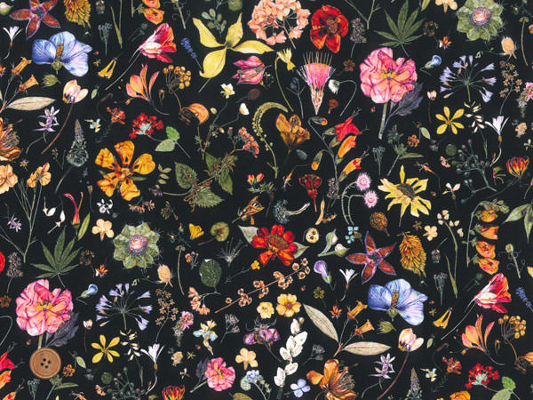 リバティプリント タナローン生地 国産定番柄 Floral Eve 3189-Zの商品画像