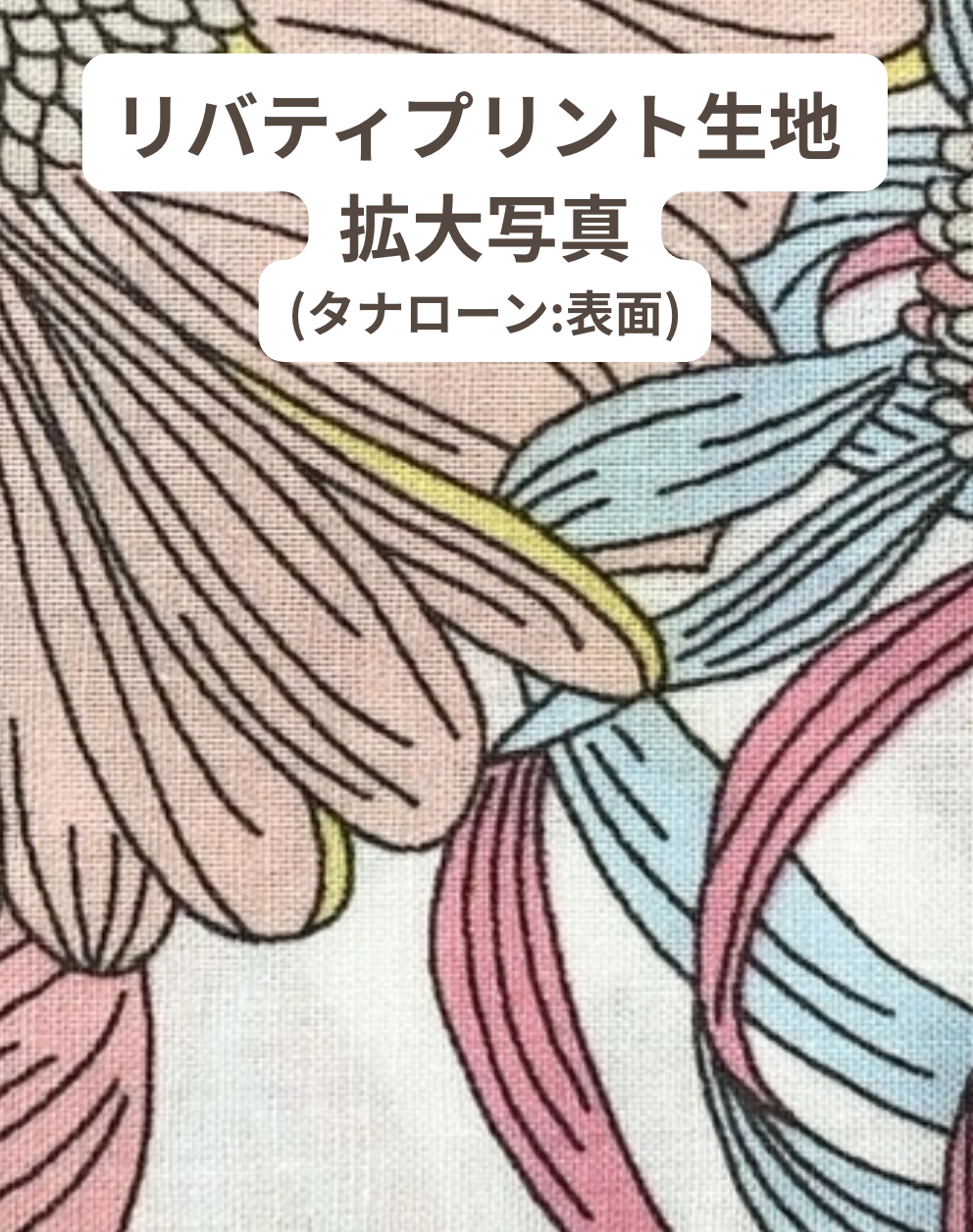 リバティ生地拡大写真