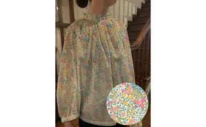 リバティプリント生地21年春夏柄で作る 手作りブラウス シャツ 生地と服飾の専門店 丸十 リバティプリント生地21年春夏柄で作る 手作りブラウス シャツ 生地と服飾の専門店 丸十